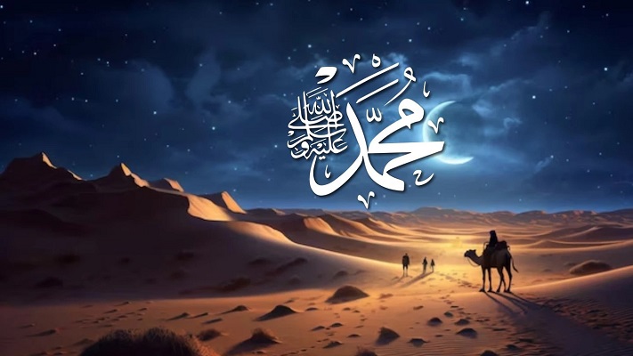 Ilustrasi. Kisah kelahiran Nabi Muhammad SAW yang penuh mukjizat dan tanda-tanda kebesaran Allah.