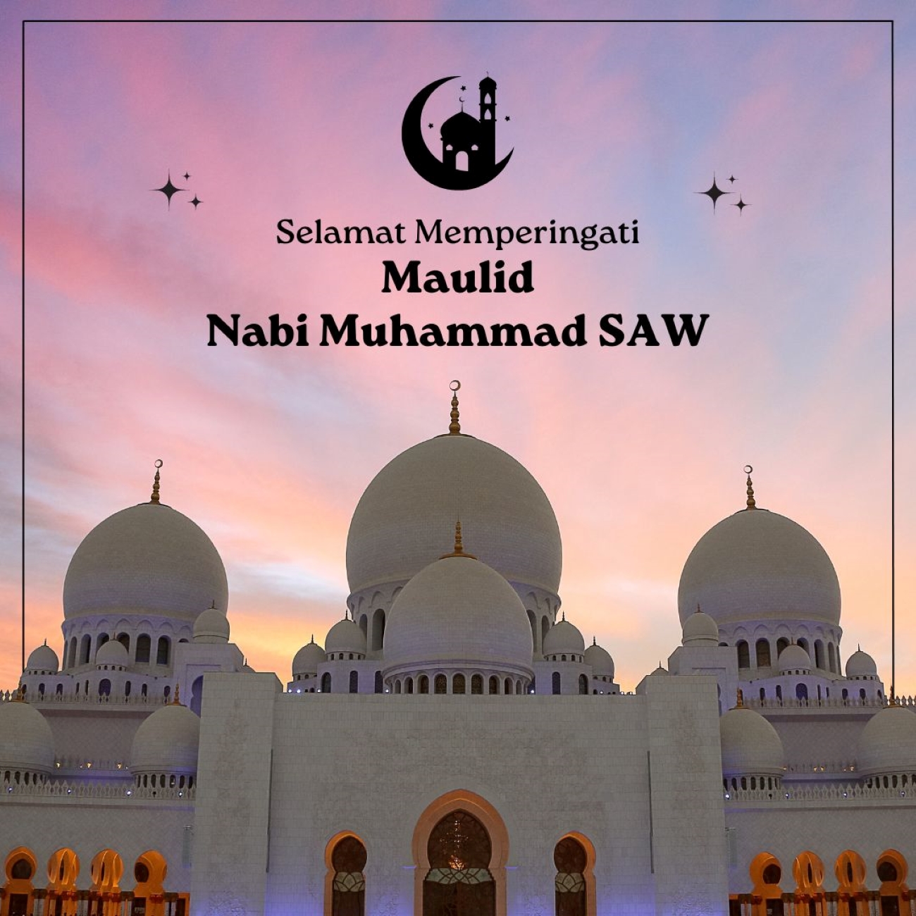 Ucapan Maulid Nabi Muhammad SAW di media sosial menghidupkan suasana Islami di dunia maya.