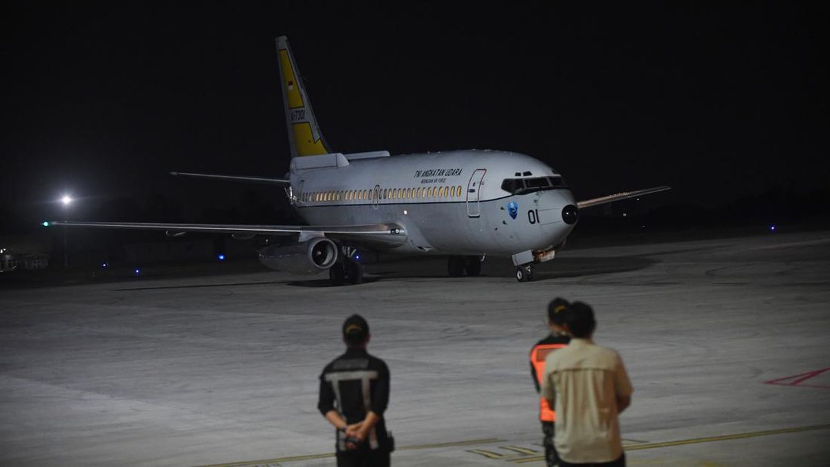 Pesawat yang ditumpangi Kapten Philip Mark Mehrtens, pilot Susi Air,  telah tiba di Bandara Halim Perdanakusuma.