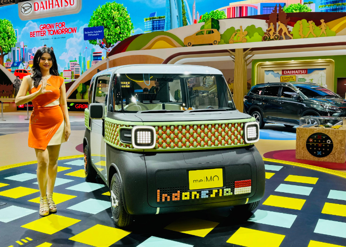 Mobil listrik konsep Daihatsu Memo dipamerkan di GIIAS 2024, Tangerang, Banten, pada Juli lalu.