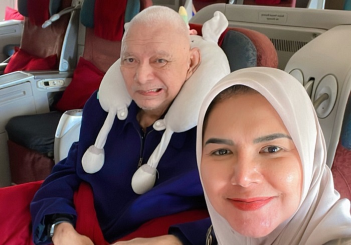 Awang Faroek Ishak dan Dayang Donna Walfiares Tania yang terjerat kasus dugaan korupsi pertambangan.