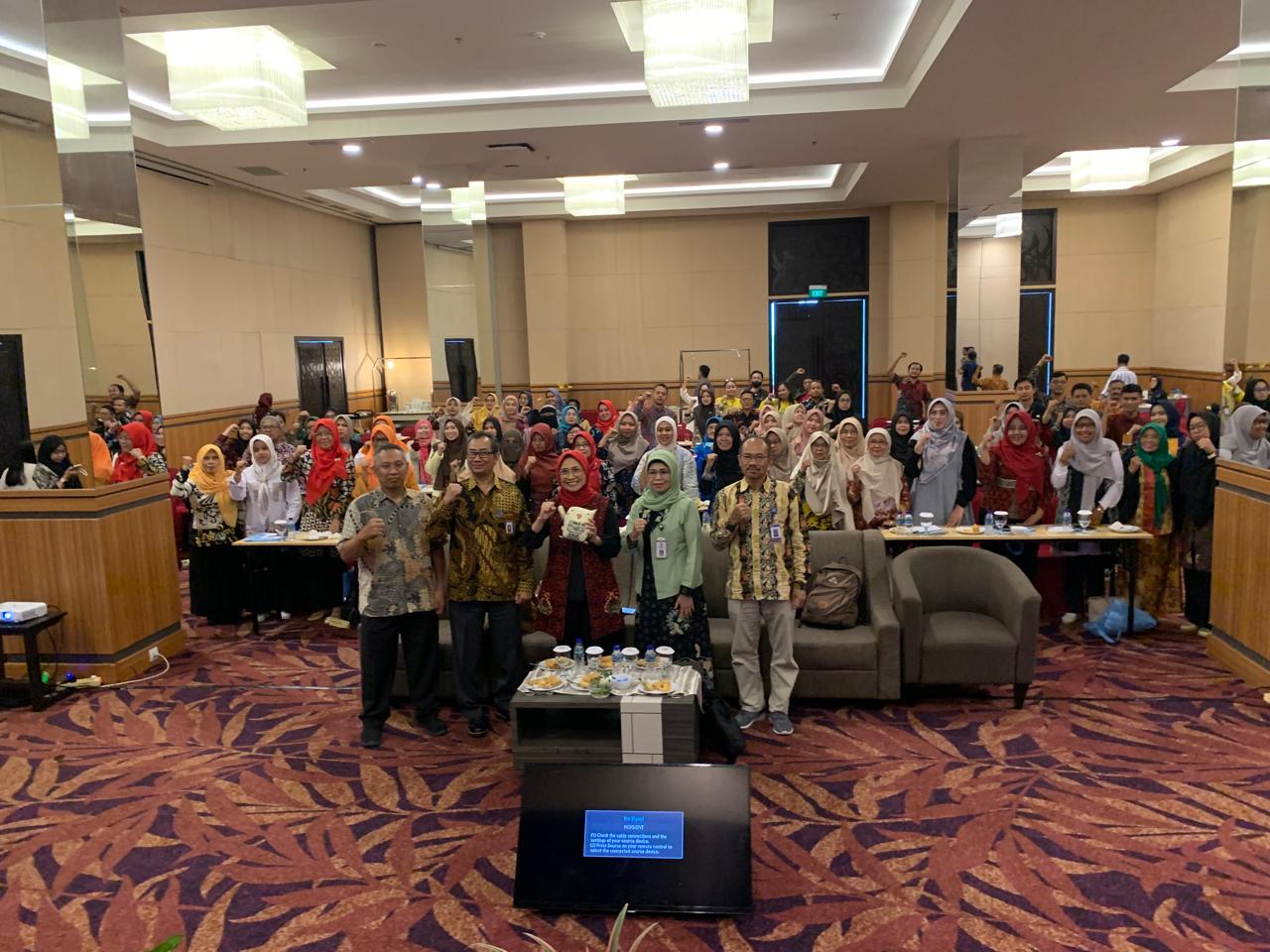 TINGKATKAN KESADARAN: Diseminasi bahasa Indonesia oleh Pusat Pengembangan dan Perlidungan Bahasa dan Sastra di Platinum Hotel. (Ist)