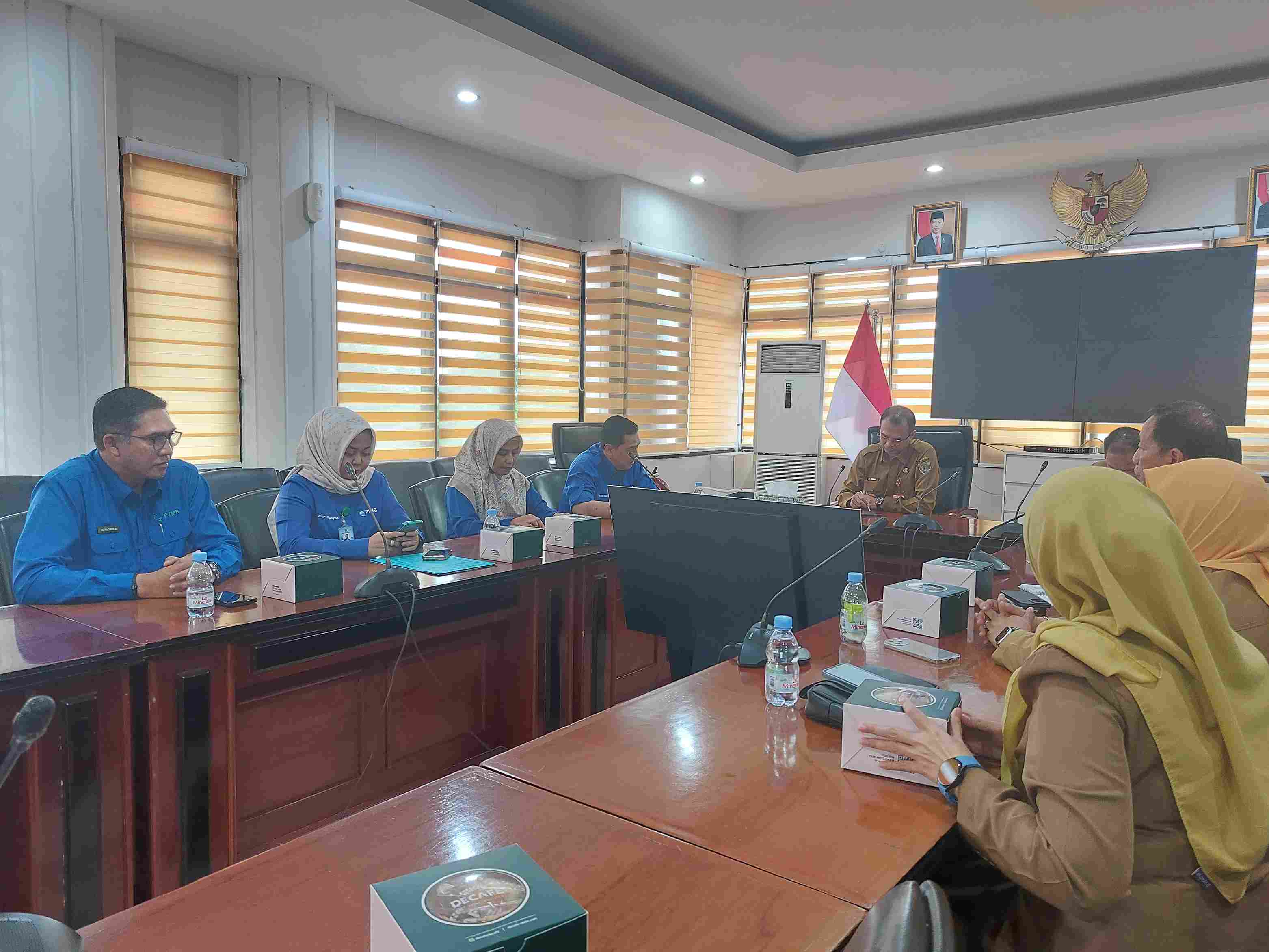 Pertemuan PJs Wali Kota Balikpapan dengan jajaran PTMB. (Foto: Dina/KP)