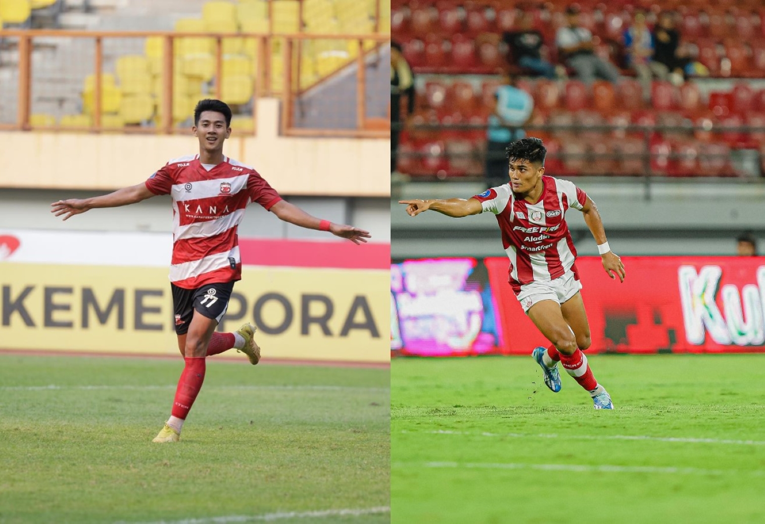 Malik Risaldi (kiri) menggantikan Ramadhan Sananta pada laga Timnas Indonesia kontra Bahrain dan China di Kualifikasi Piala Dunia 2026.