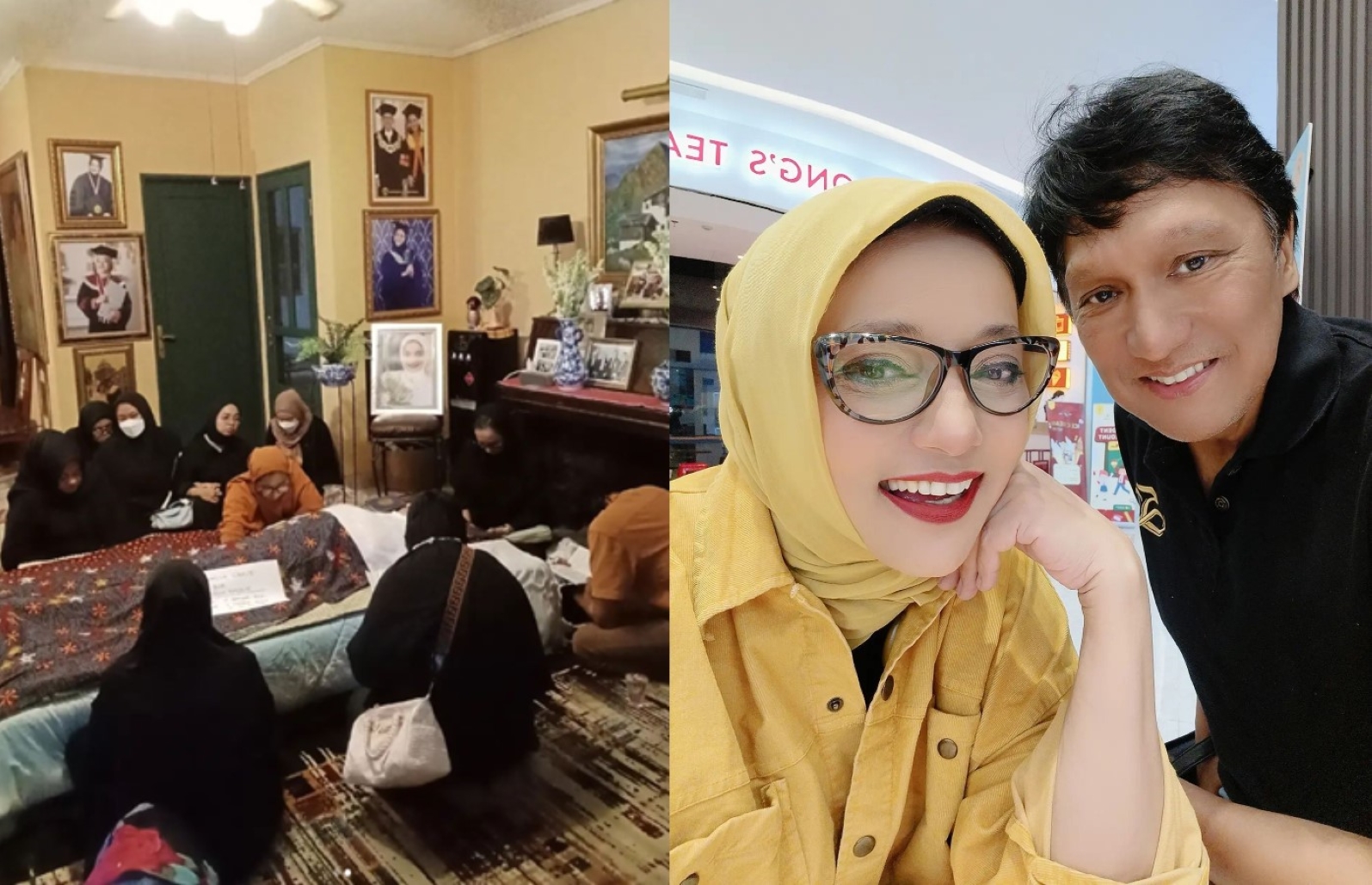 MENINGGAL: Keluarga Ikang Fawzi berduka. Sang istri, Marissa Haque, berpulang, Rabu (2/10/2024).