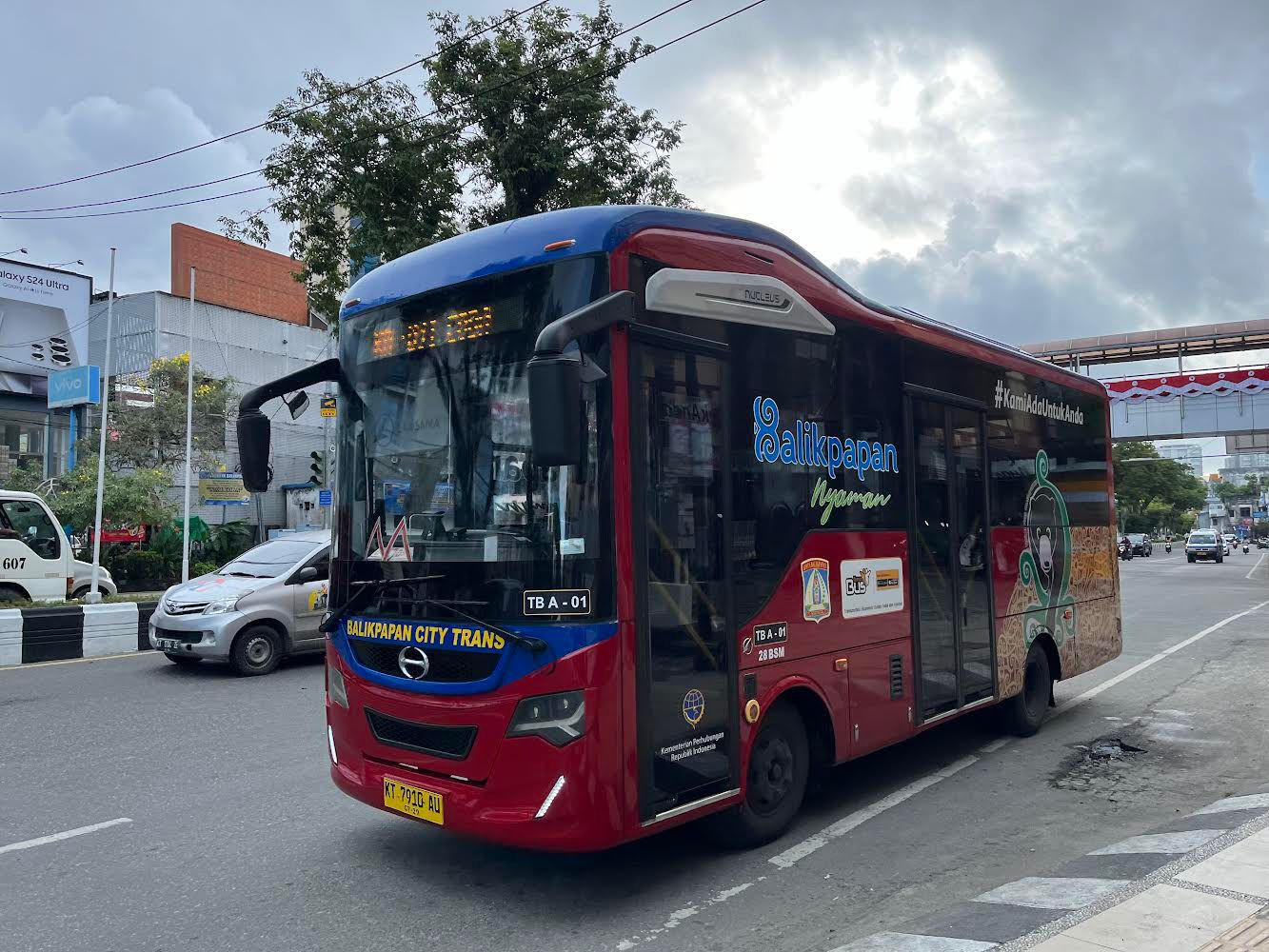 Balikpapan City Trans belum dikenakan tarif pada Oktober 2024. (Foto: Anggi/KP)