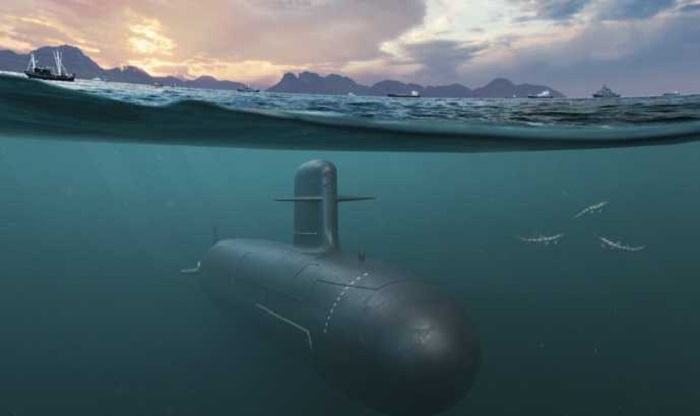 Kapal selam Scorpene.