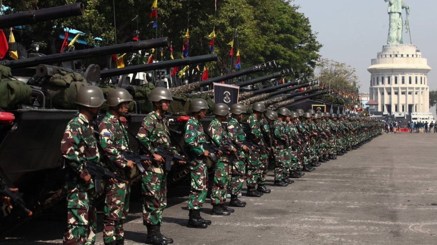 Ilustrasi. Kekuatan militer Indonesia.