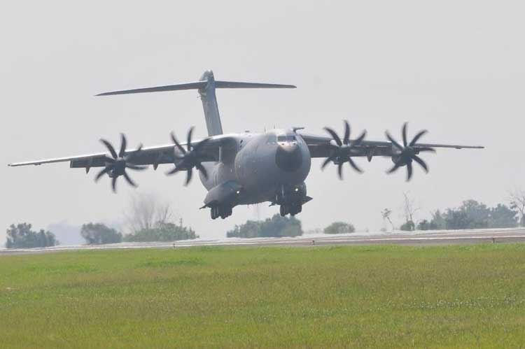 Pesawat angkut Airbus A400M Atlas.
