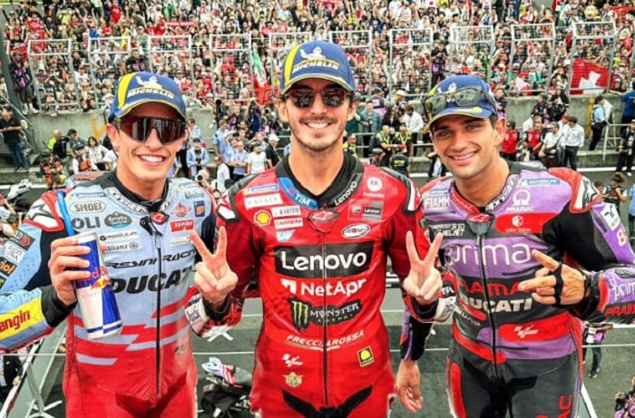 Francesco Bagnaia semakin dekat dengan Jorge Martin di klasemen MotoGP 2024 setelah menang di Jepang.