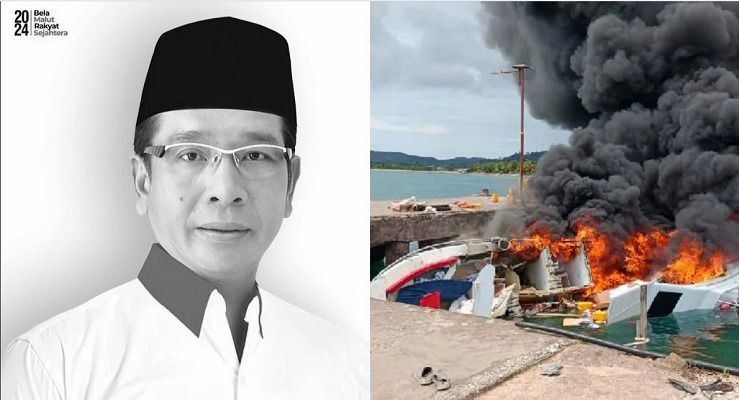 Calon Gubernur Maluku Utara Benny Laos meninggal dunia dalam insiden ledakan speedboat di Taliabu, Sabtu (12/10/2024).