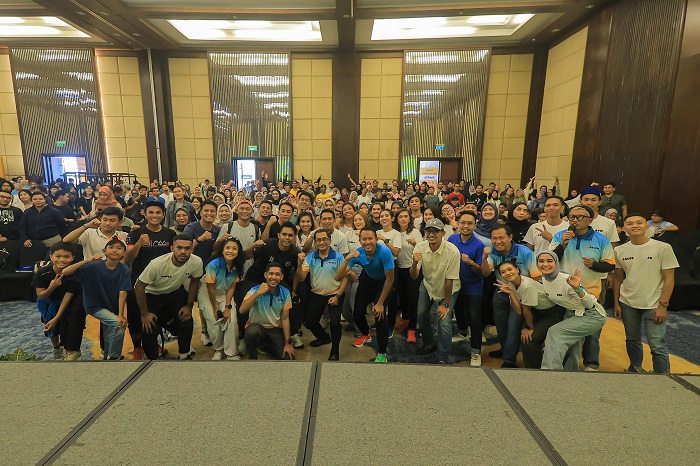PENUH ANTUSIAS: Rangkaian persiapan Bayan Run kian dimatangkan, termasuk menggelar coaching clinic di Hotel Novotel Balikpapan, Sabtu (12/10).