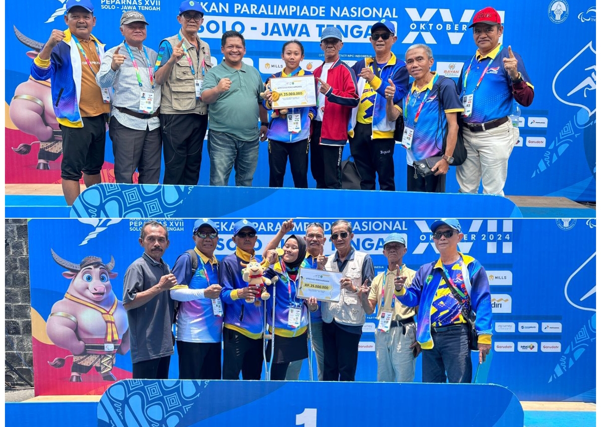 MEMBANGGAKAN : Kaltim berhasil meningkatkan prestasi, dengan menambah jumlah perolehan medali emas di Peparnas XVII/2024 Solo. (FOTO: IST)