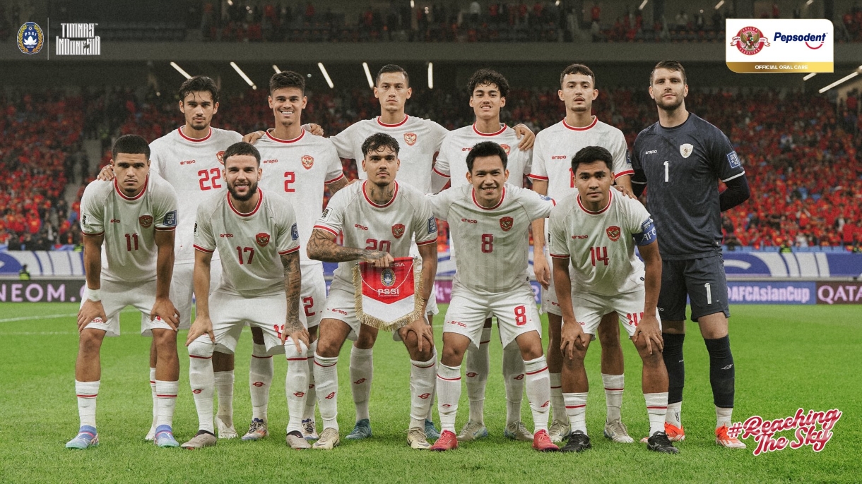 TAKLUK: Timnas Indonesia bersua China di Qingdao Youth Football Stadium, Selasa (15/10/2024) lalu.