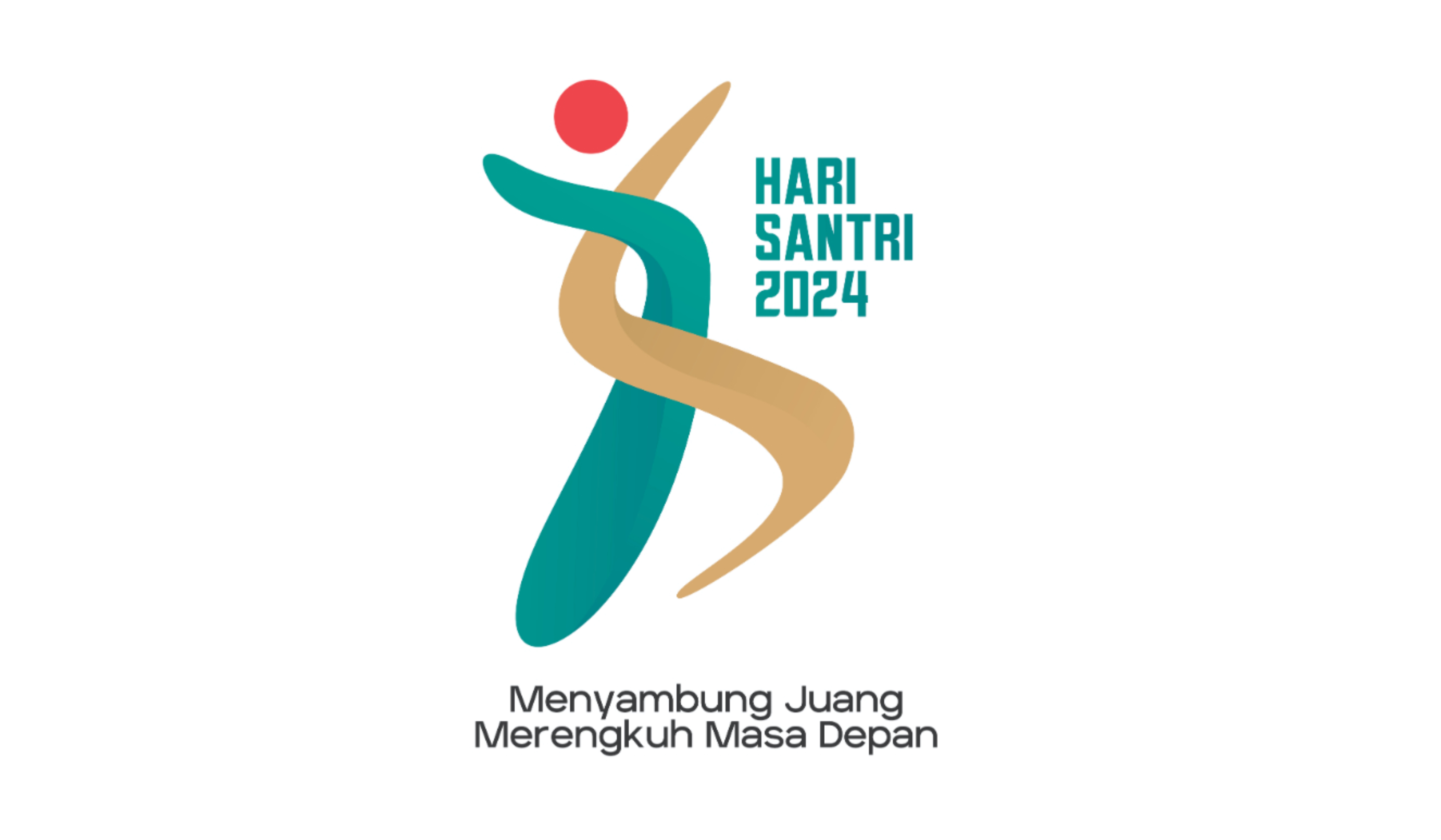 HARI SANTRI NASIONAL: Logo Hari Santri 2024 yang dirilis Kemenag, Rabu (9/10/2024) lalu.