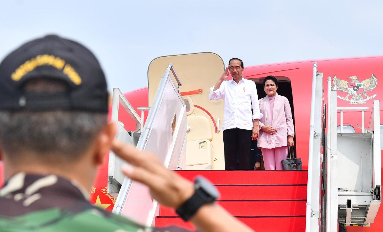 Jokowi dan Ibu Iriana akan pulang ke Solo pada Minggu 20 Oktober 2024 dan disambut meriah. (Foto: Setpres)