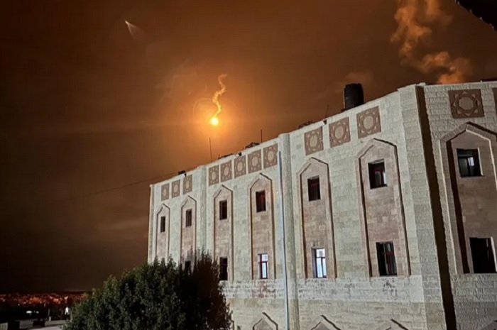 Serangan Israel pada RS Indonesia di Gaza menghantam lantai atas, Sabtu (19/10/2024).