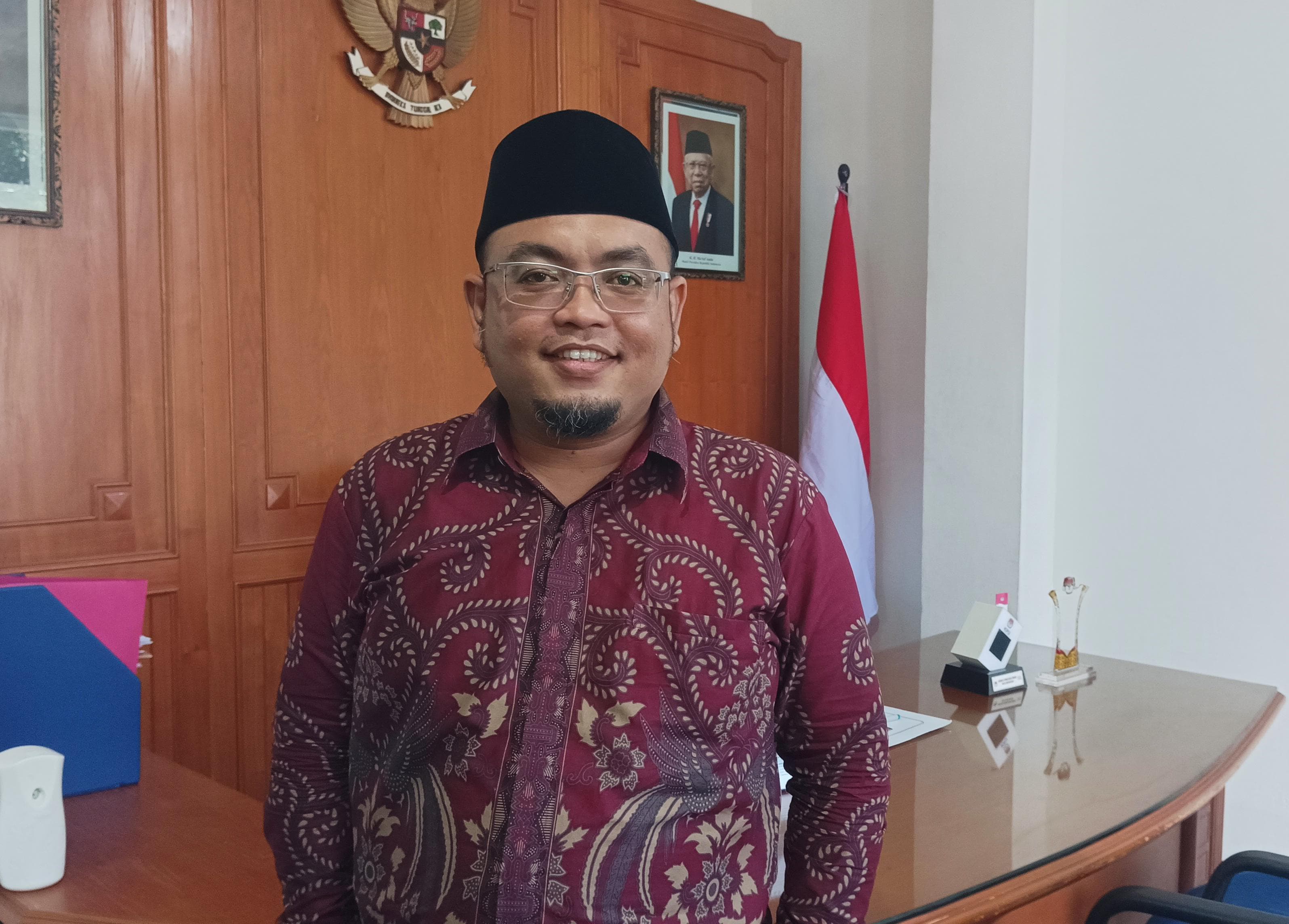 Ketua KPU Balikpapan Prakoso Yudho Lelono memastikan debat Pilkada Balikpapan siap digelar. (Foto: Syahrul/KP)