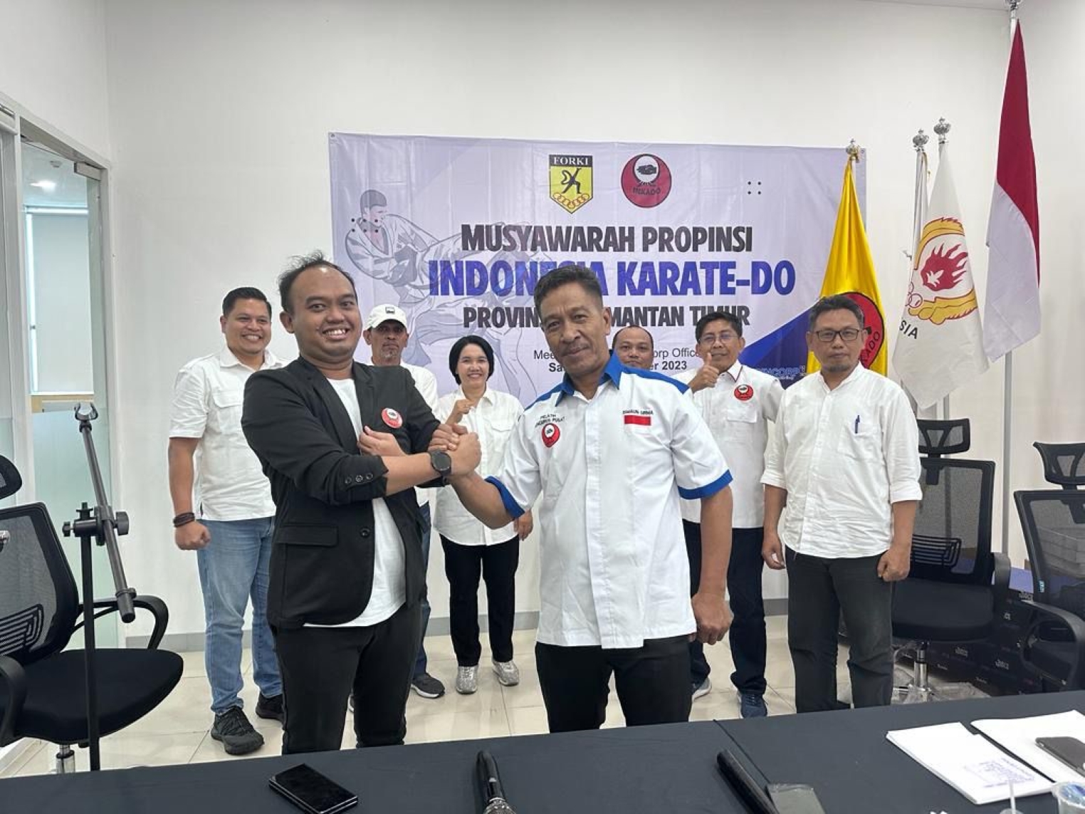 PERSIAPAN: Kepengurusan Inkado Kaltim yang digelar November mendatang dipadati dengan beragam agenda.