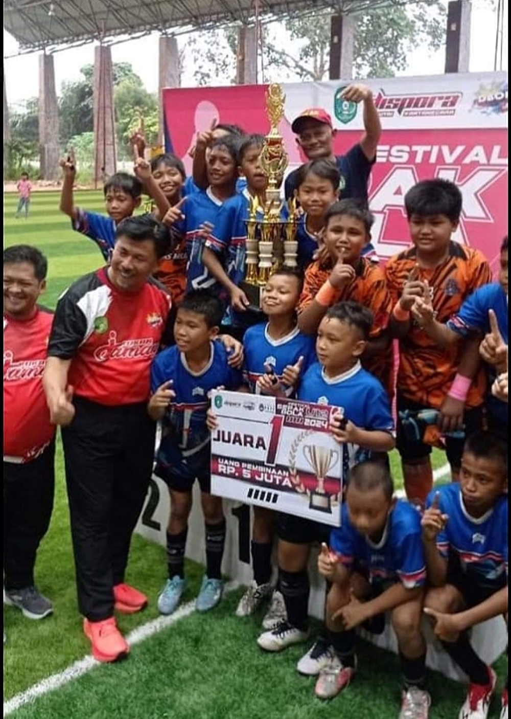 SIAP BERPARTISIPASI: SSB Tunas Muda siap meramaikan persaingan Bupati Cup U-10 dan U-12 garapan Dispora Kukar.