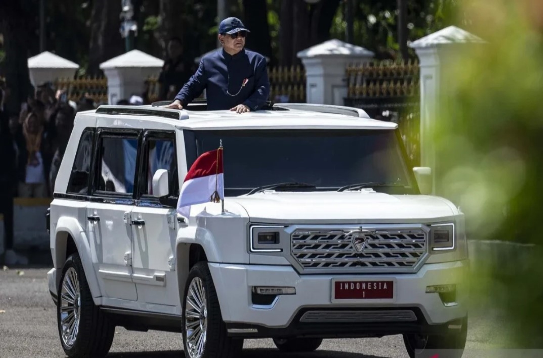 Prabowo Subianto usai dilantik sebagai presiden ke-8 Indonesia, Minggu (20/10/2024).