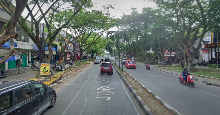 Jalan Ruhui Rahayu Balikpapan ditutup dan akan dilakukan rekayasa lalu lintas. (Foto: Screen Shot Google Maps)