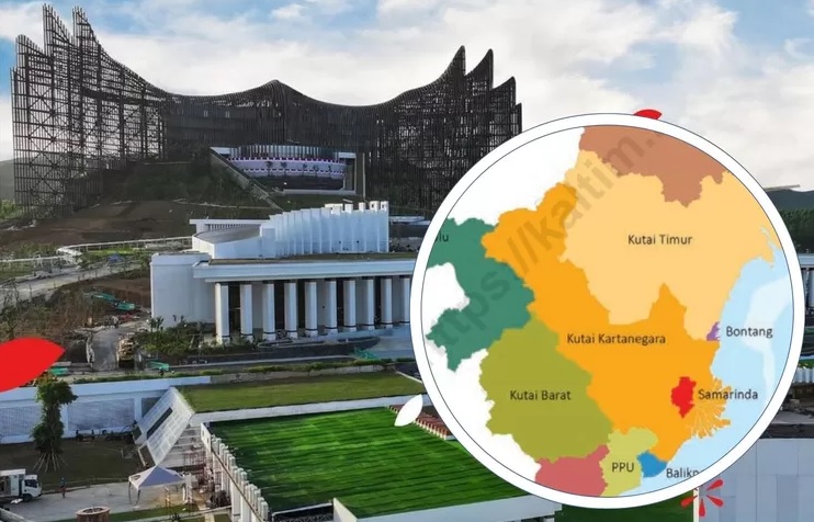 Pemekaran 10 calon daerah baru di Kalimantan Timur setelah adanya IKN.