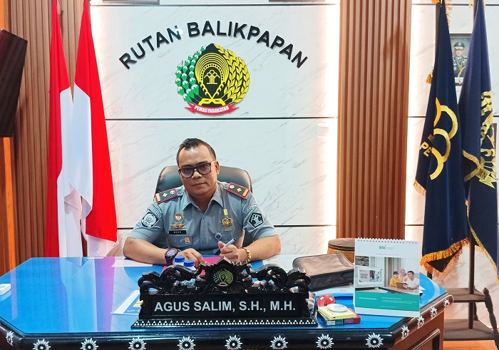 Kepala Rutan Kelas IIA Balikpapan, Agus Salim.