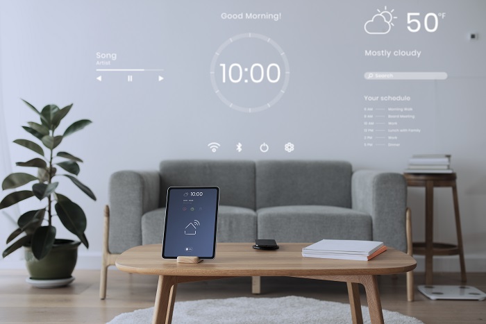 Ilustrasi. Rumah minimalis dengan fitur smart home.