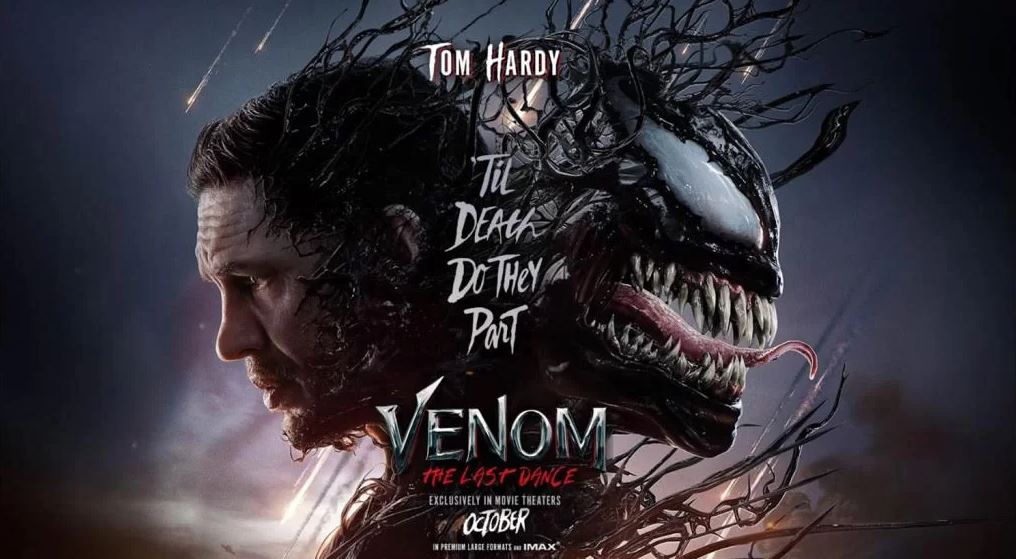 Poster film Venom: The Last Dance. Sedang tayang di bioskop-bioskop di Indonesia.