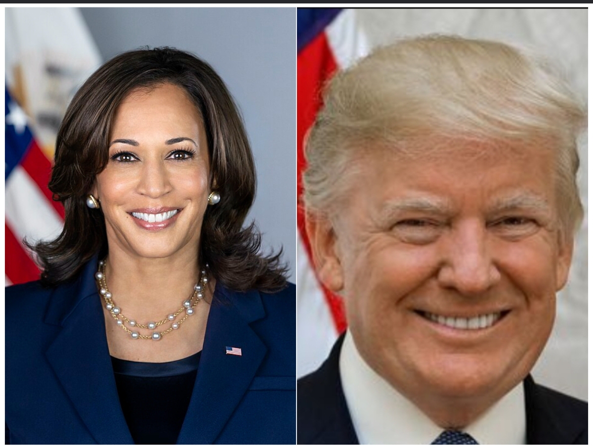 Kemala Haris (kiri), Donald Trump (FOTO: IST)