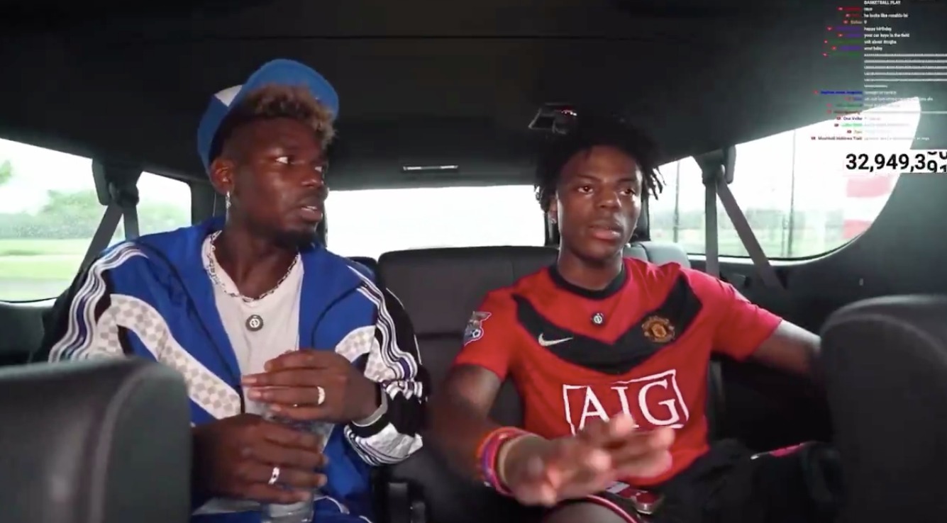 iShowSpeed mengajari Paul Pogba berbicara Minggir Lu Miskin.