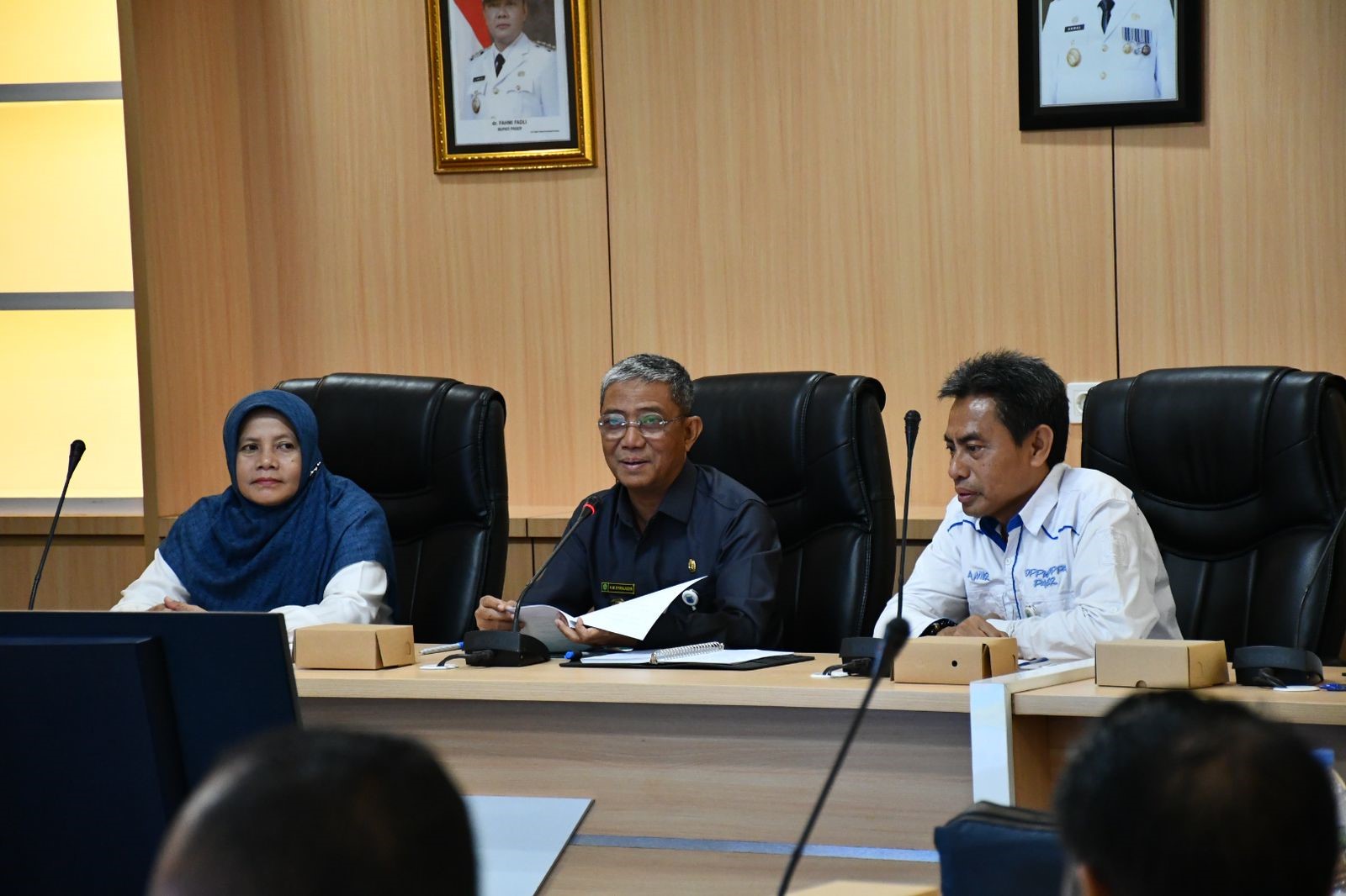 PERCEPAT DIGITALISASI: Rapat High Level Meeting (HLM) Tim Percepatan dan Perluasan Digitalisasi Daerah (TP2DD) Kabupaten Paser bersama Bank Indonesia Kantor Cabang Balikpapan, Senin (4/11).