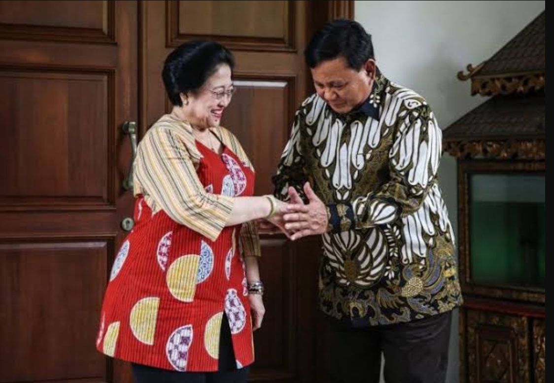 Presiden Prabowo dan Megawati. (FOTO: IST)