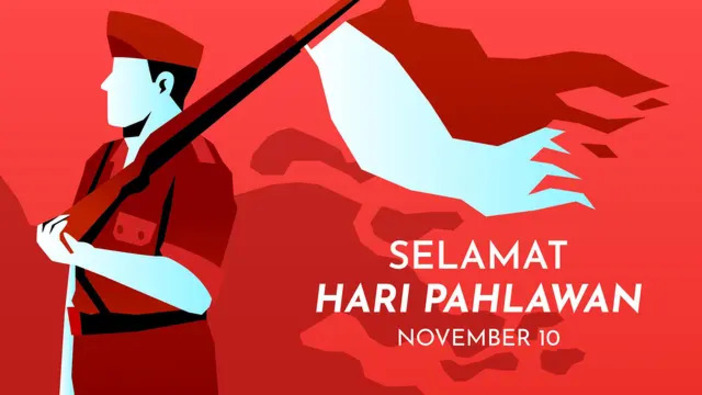 Ilustrais Hari Pahlawan 10 November.