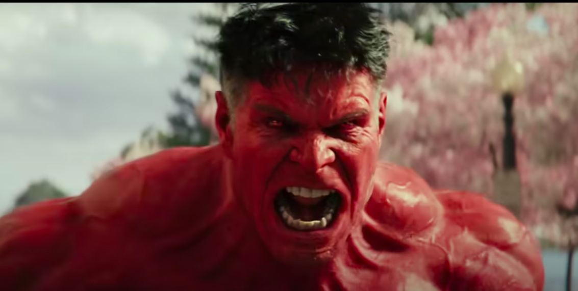 Red Hulk di trailer Captain America: Brave New World.