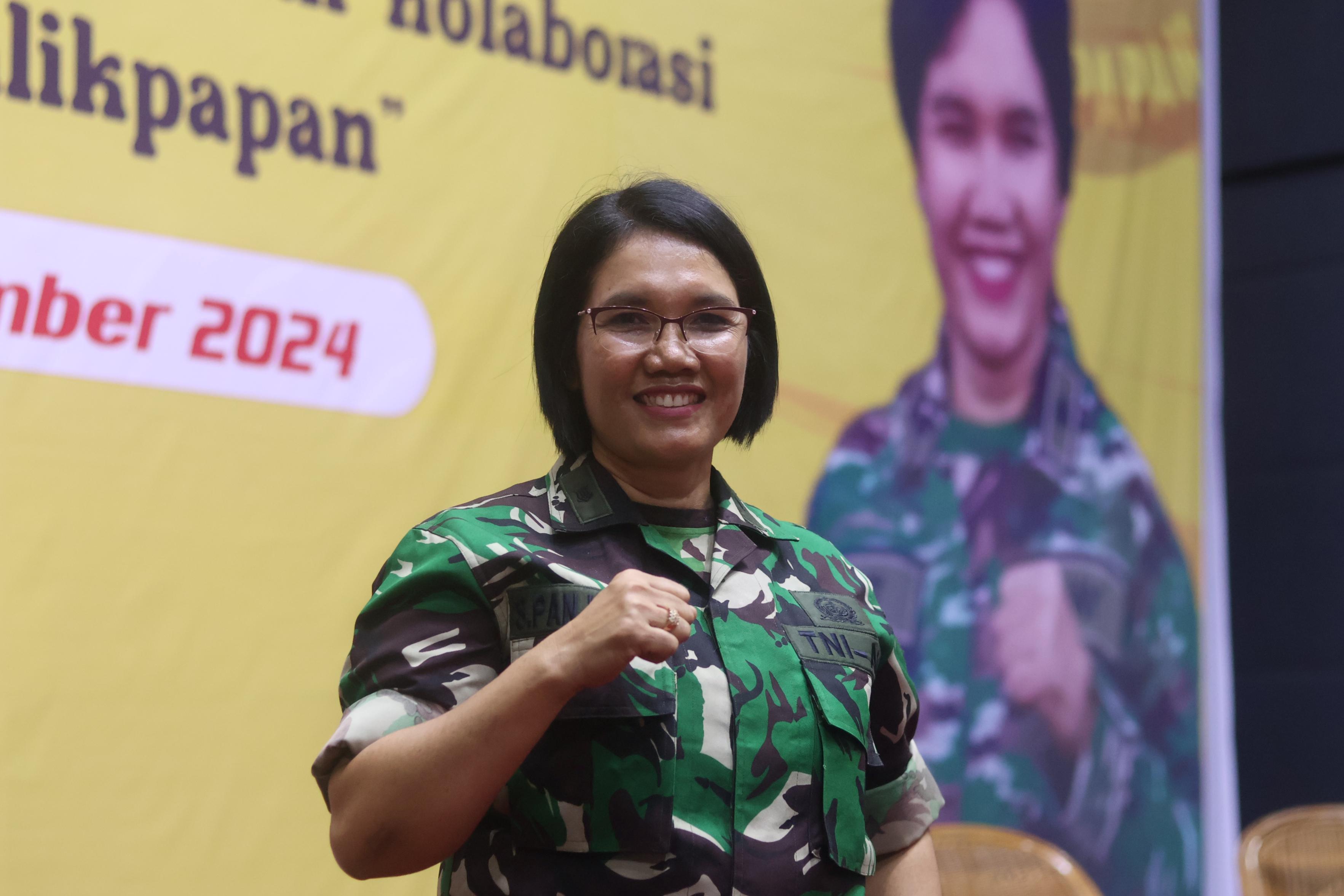 Ketua Pengkot Forki Balikpapan, Mayor Cke (k) Suryani Panjaitan.