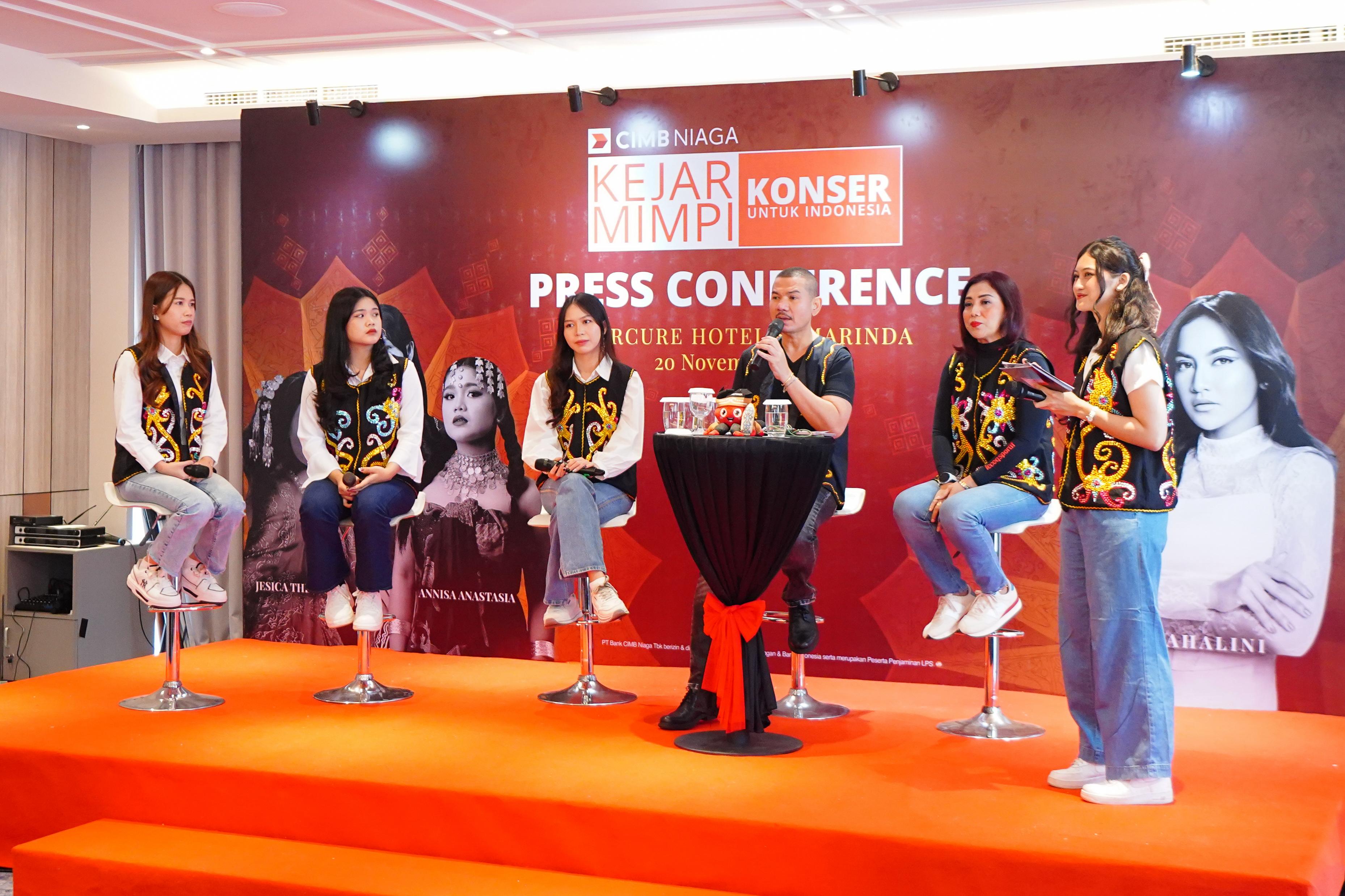 PENDEKATAN NASABAH: Konser Kejar Mimpi di Samarinda merupakan wujud apresiasi kepada nasabah setia CIMB Niaga.