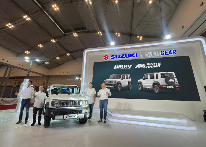 Peluncuran Jimny 5-door White Rhino Edition di ajang GAIKINDO Jakarta Auto Show  (GJAW). Jum