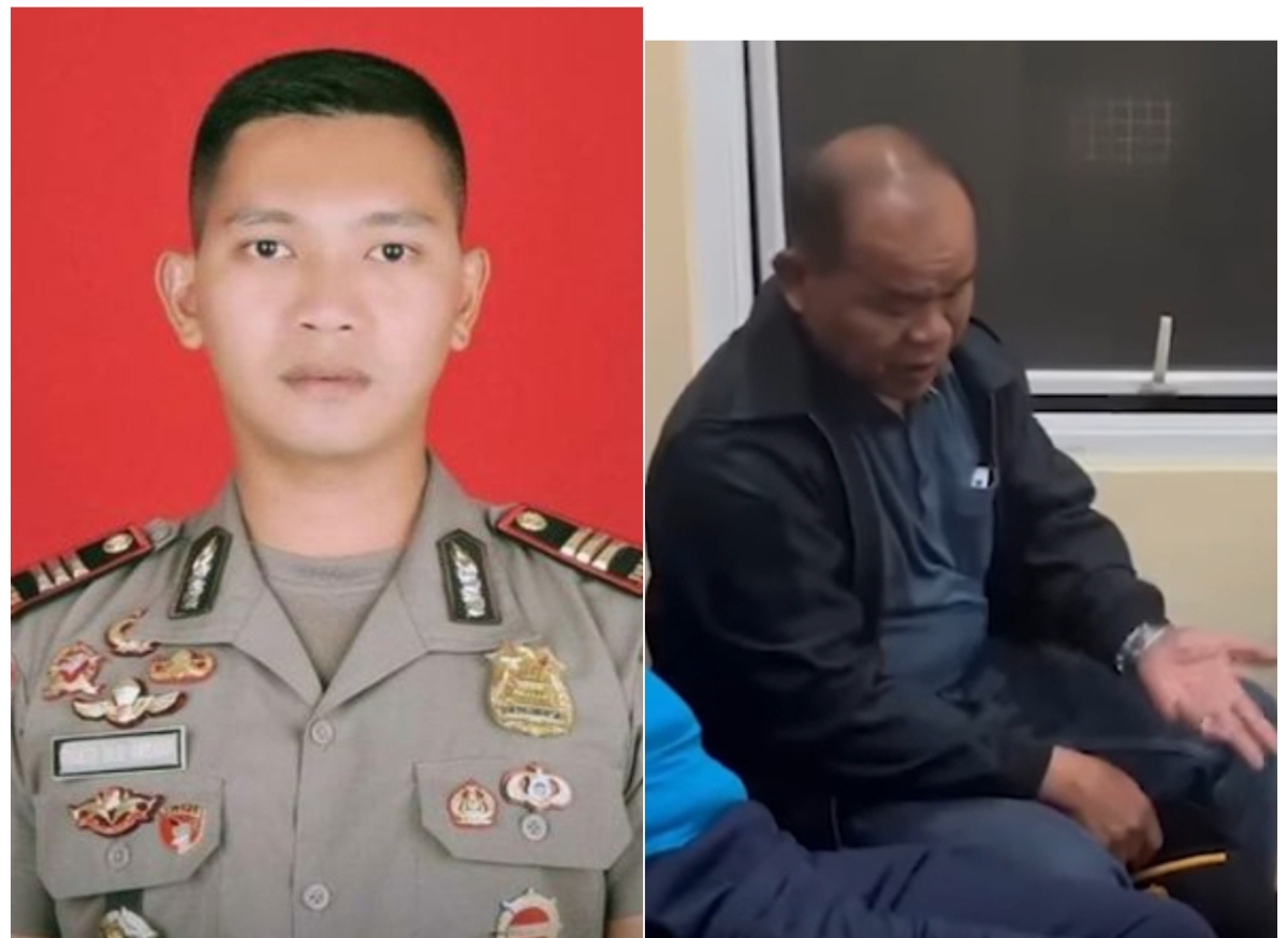 AKP Ryanto Ulil Anshar (kiri), AKP Dadang Iskandar
