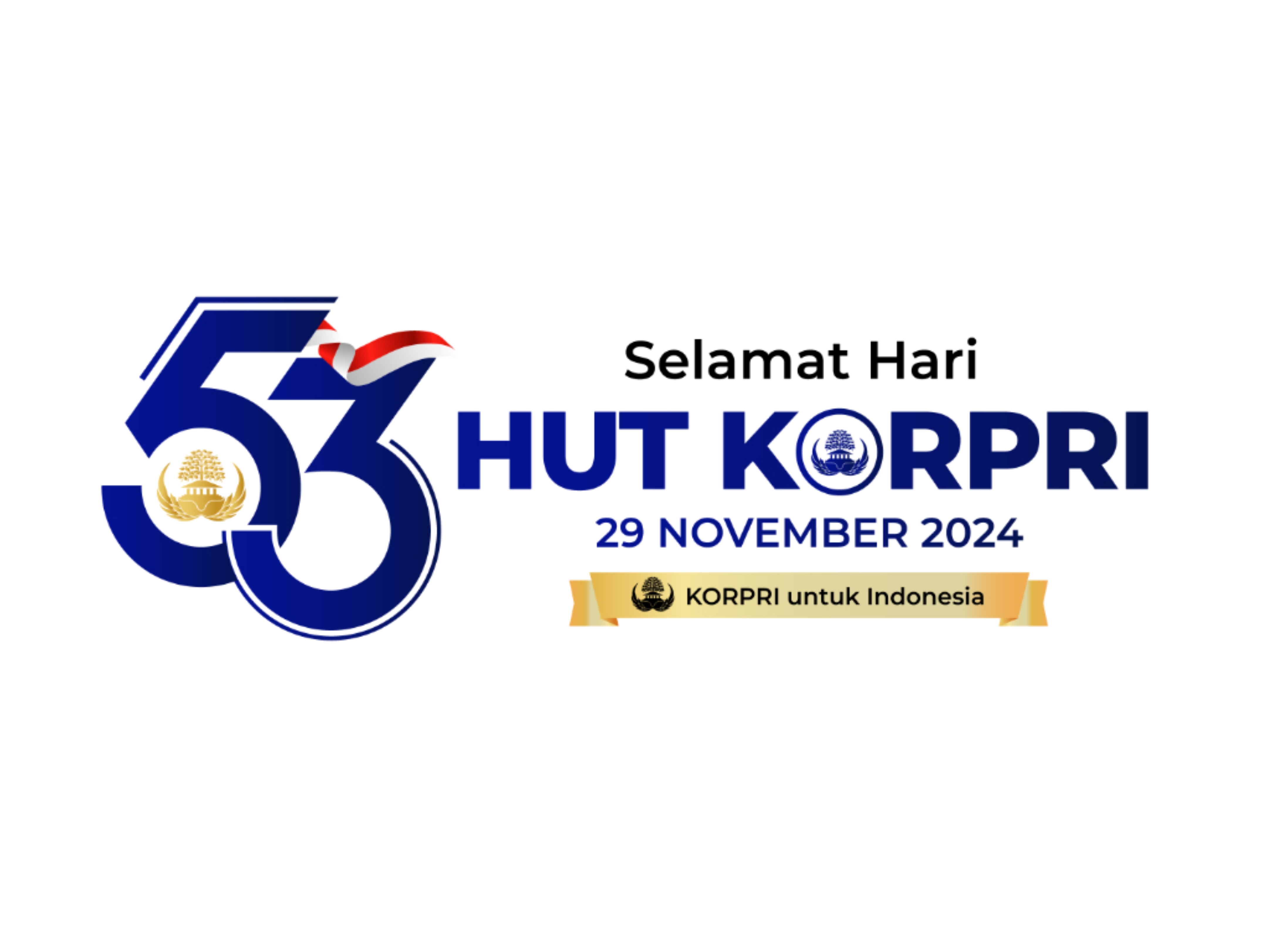 HARI JADI: HUT Korpri 2024 dan naskah Panca Prasetya Korpri.