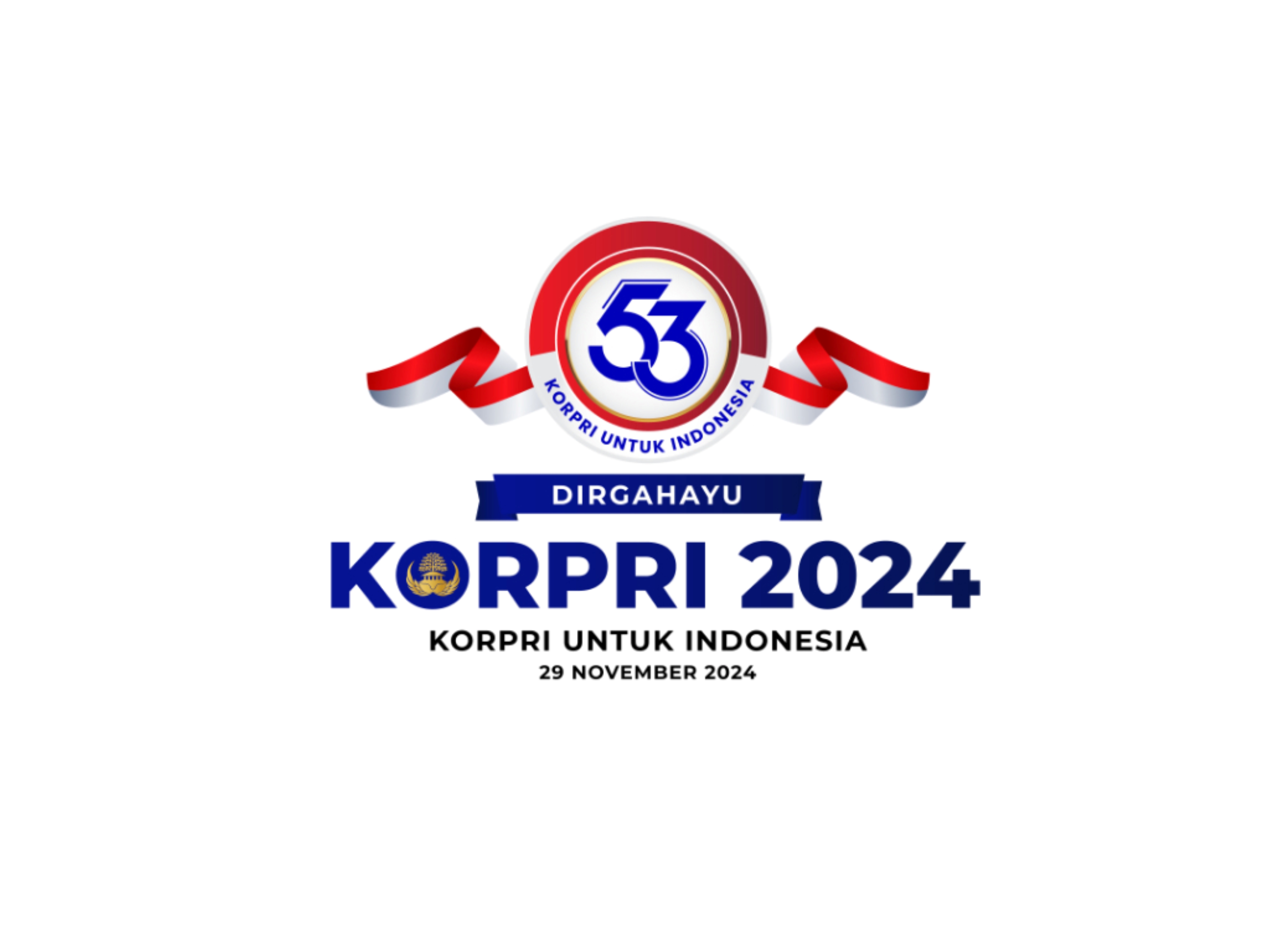 DIRGAHAYU: Referensi link logo HUT Korpri 2024.