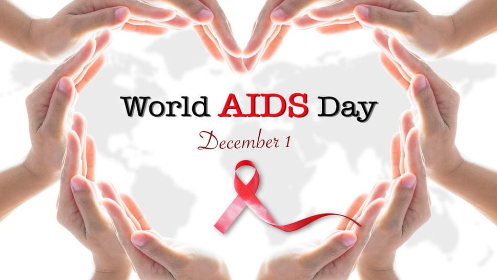 Ilustrasi World AIDS Day atau Hari AIDS Sedunia.