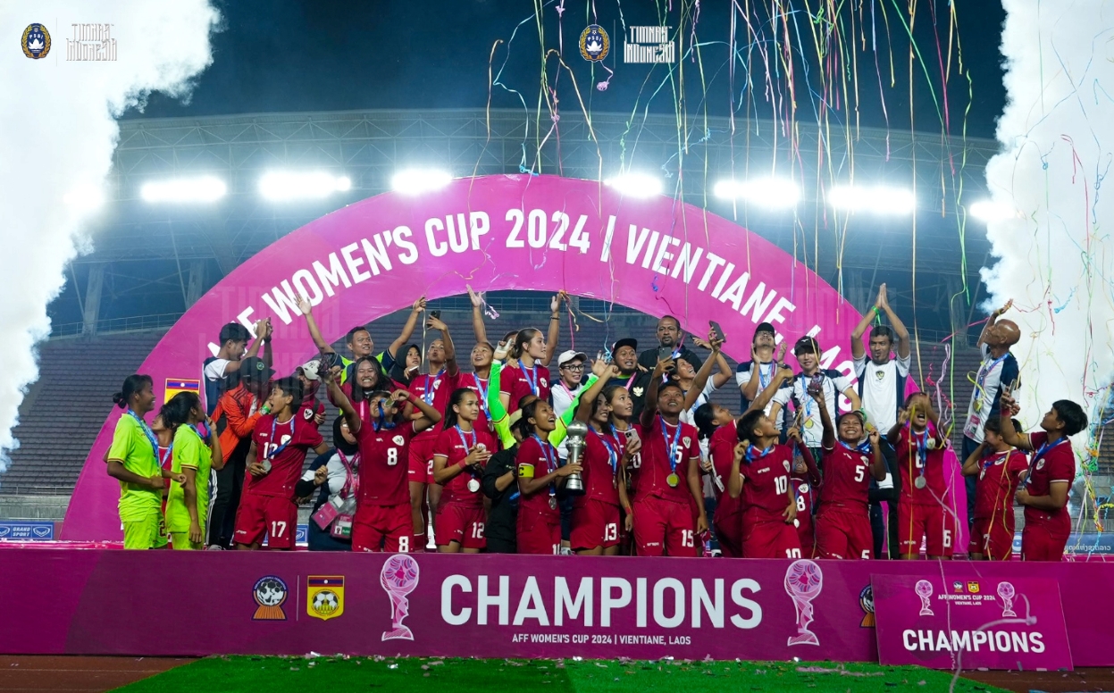 BERSEJARAH: Timnas Putri Indonesia juarai Piala AFF Putri 2024, Kamis (5/12/2024).