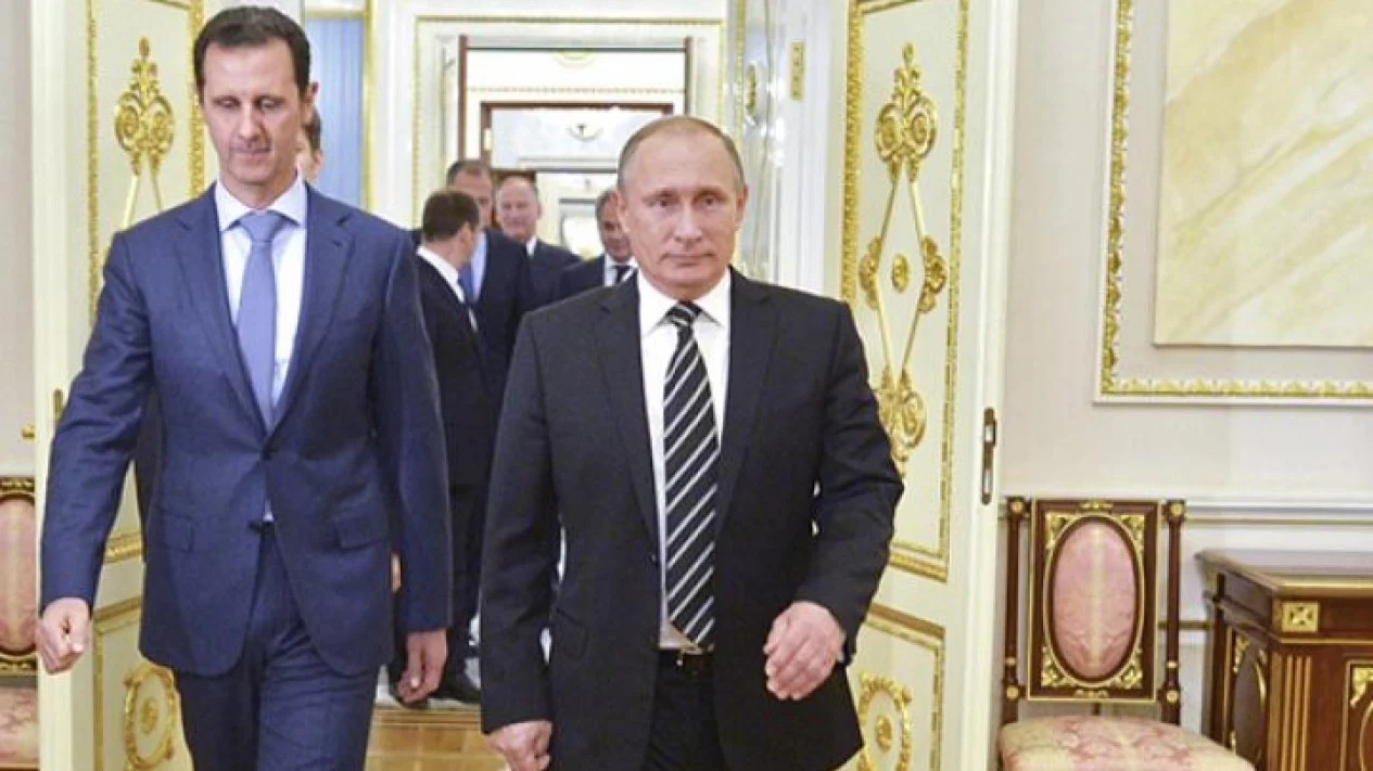 Bashar al-Assad dan Vladimir Putin.