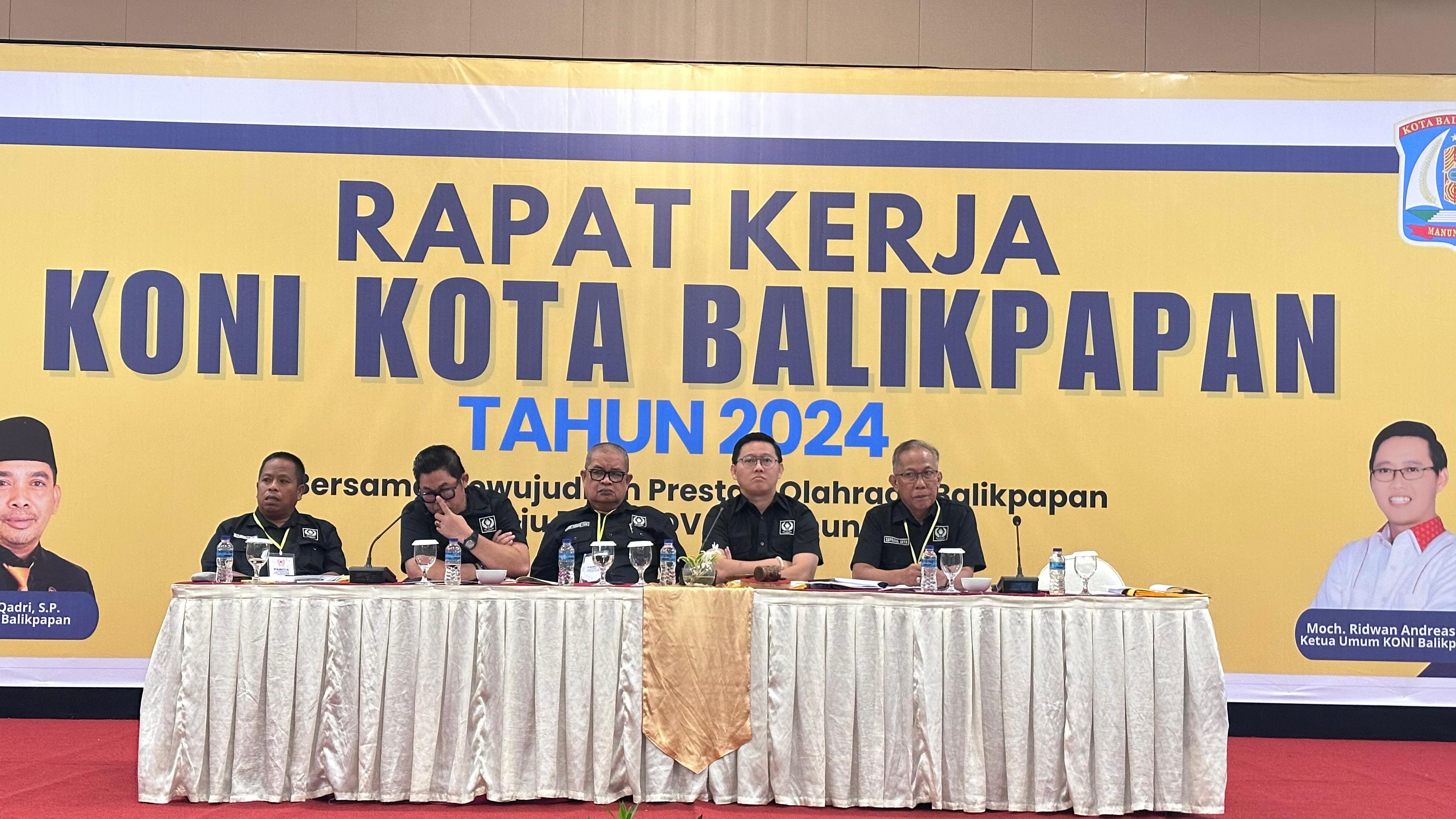 TARGET: Menatap Porprov Paser, KONI Balikpapan berharap bisa meraih hasil maksimal.