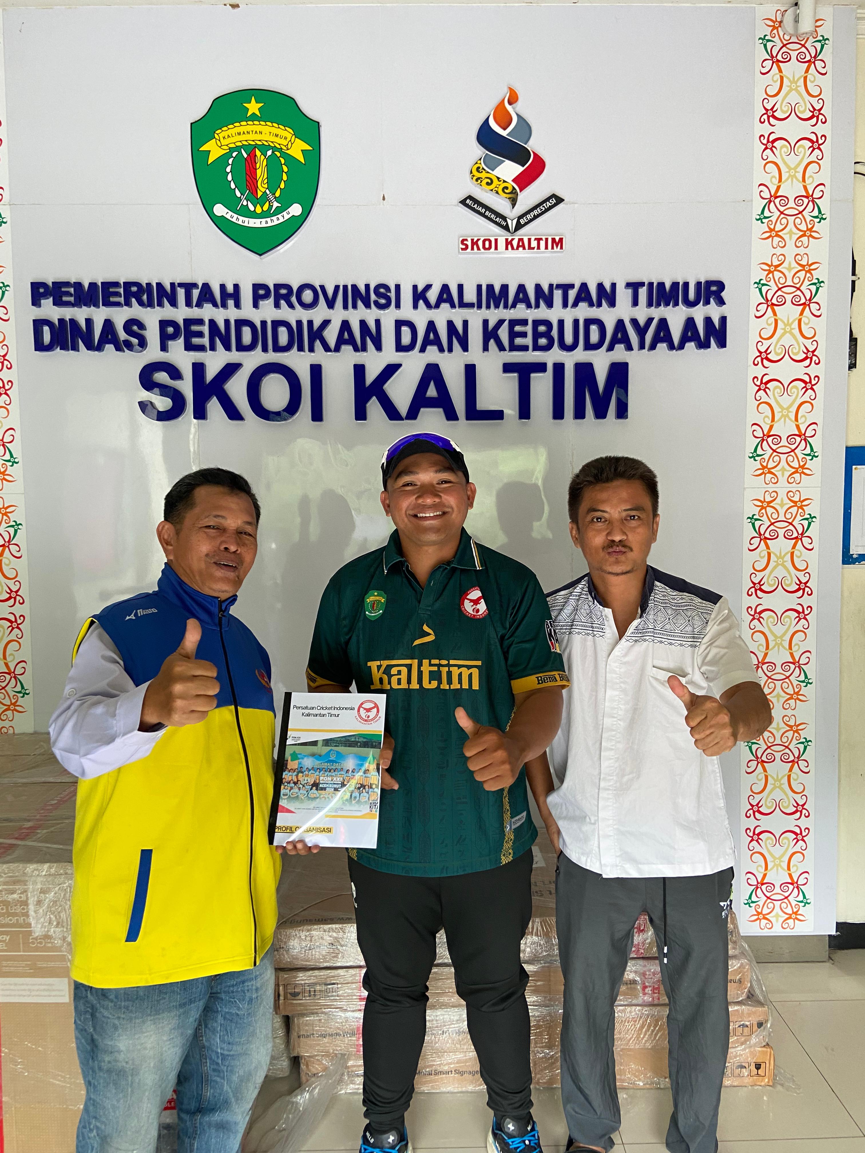 Pengprov PCI Kaltim menyambangi SKOI Kaltim untuk melakukan audiensi.