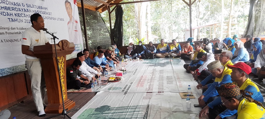 Ketua LPM Kelurahan Graha Indah, Shidiq Nur Alam, berterima kasih atas dukungan yang menjadikan LPM Graha Indah efektif dan efisien dalam membawa gagasan.