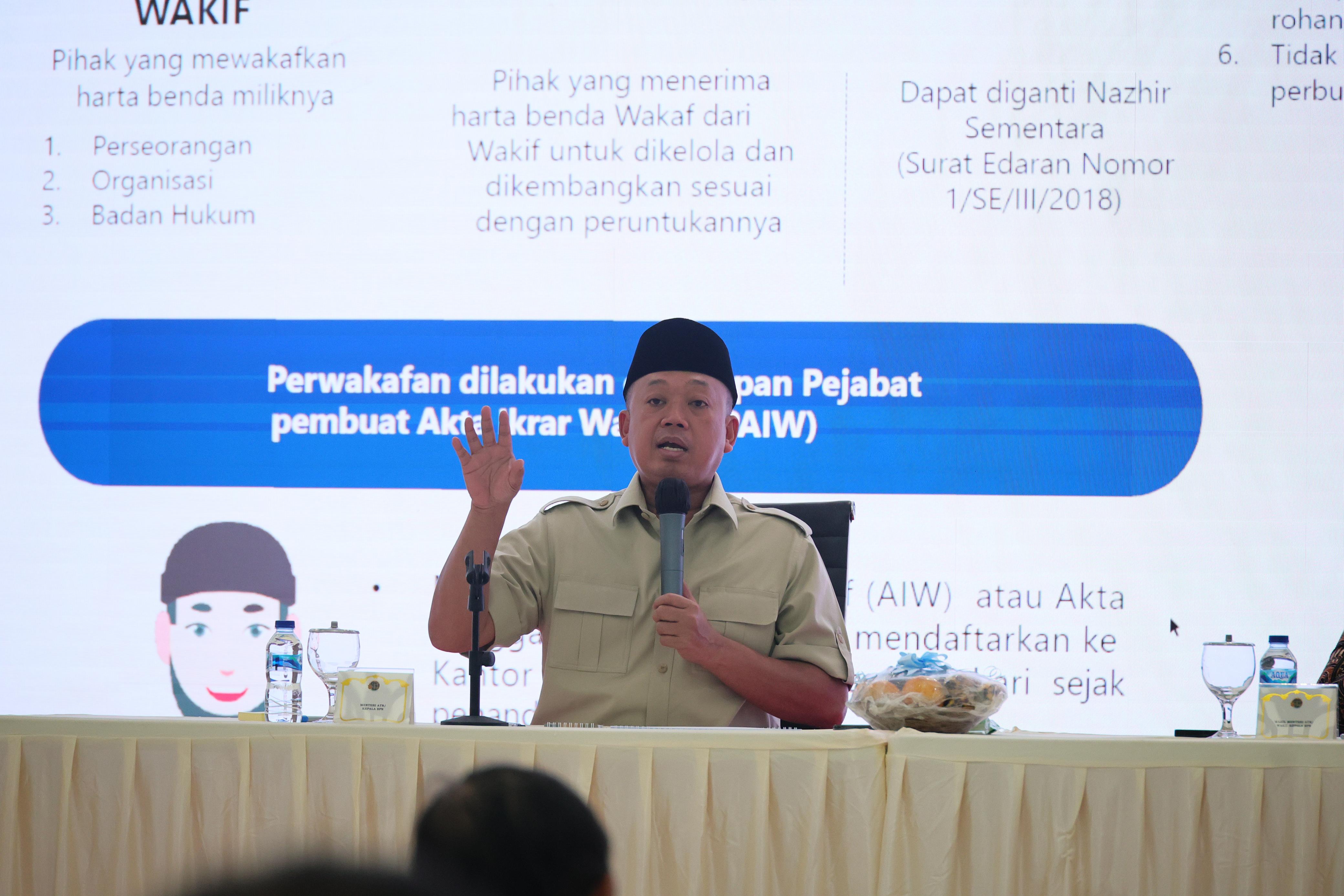 Menteri Agraria dan Tata Ruang/Kepala Badan Pertanahan Nasional (ATR/BPN) Nusron Wahid.