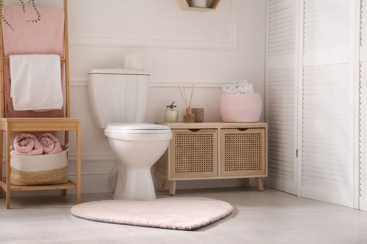 Ilustrasi kloset duduk.